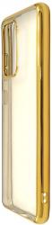 Plata Metallic bumper soft clear case for Galaxy A52 5G SC-53B Gold