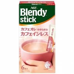 Ajinomoto Blendy Stick cafe Au Lait Decaffeinated 6 Sticks 【6 Set】