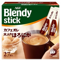 Ajinomoto Blendy Stick Cafe Au Lait Slightly Bitter Taste 27 Sticks