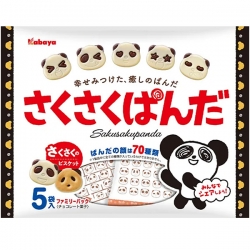 Kabaya Sakusaku Panda Family Pack 102g