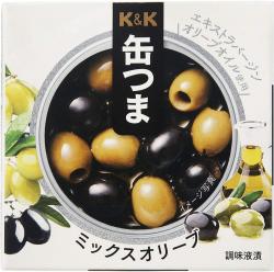 Kokubu K&K Can Tsuma Mixed Olive 60g [Set of 6]