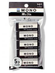 Tombow Mono Eraser Black PE-01AB 5 Pieces Pack