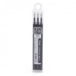 Pilot Frixion Ink Earasable Ballpoint Pen Refill 0.5mm Black 3 Pieces Pack