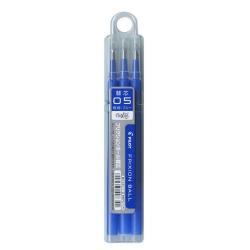 Pilot Frixion Ink Earasable Ballpoint Pen Refill 0.5mm Blue 3 Pieces Pack