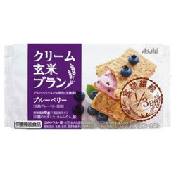 Asahi Cream Brown Rice Blanc Blueberry Taste 72g