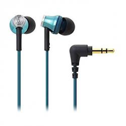 Audio-Technica Inner Ear Headphone ATH-CK330M-TBL Turquoise Blue