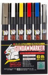 GSI Creos GUNDAM MARKER: GMS105 - Basic 6 colors set