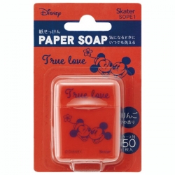 Skater Paper Soap 50 Sheets 【Mickey Mouse】