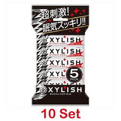 Meiji Xylish Gum Hyper Cool 5 Packs 【10 Set】